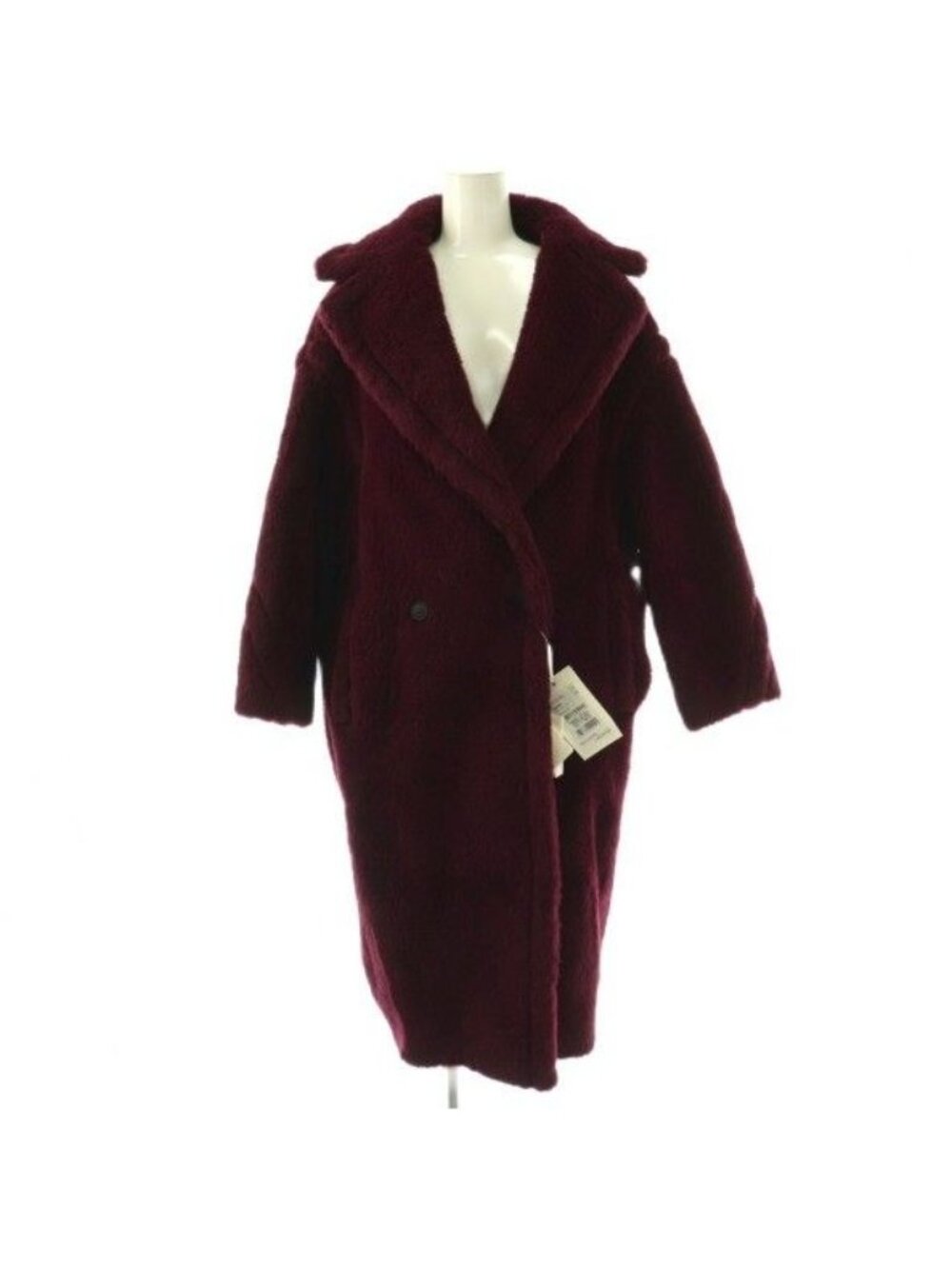 Max Mara Ted Girl Teddy Bear Icon Coat Outer Chesterfield Long Length Solid